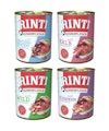 RINTI Kennerfleisch Dose 24 x 800g Mixpaket (Kalb,Geflügelherzen,Wild,Schinken) HundenassfutterVorschaubild